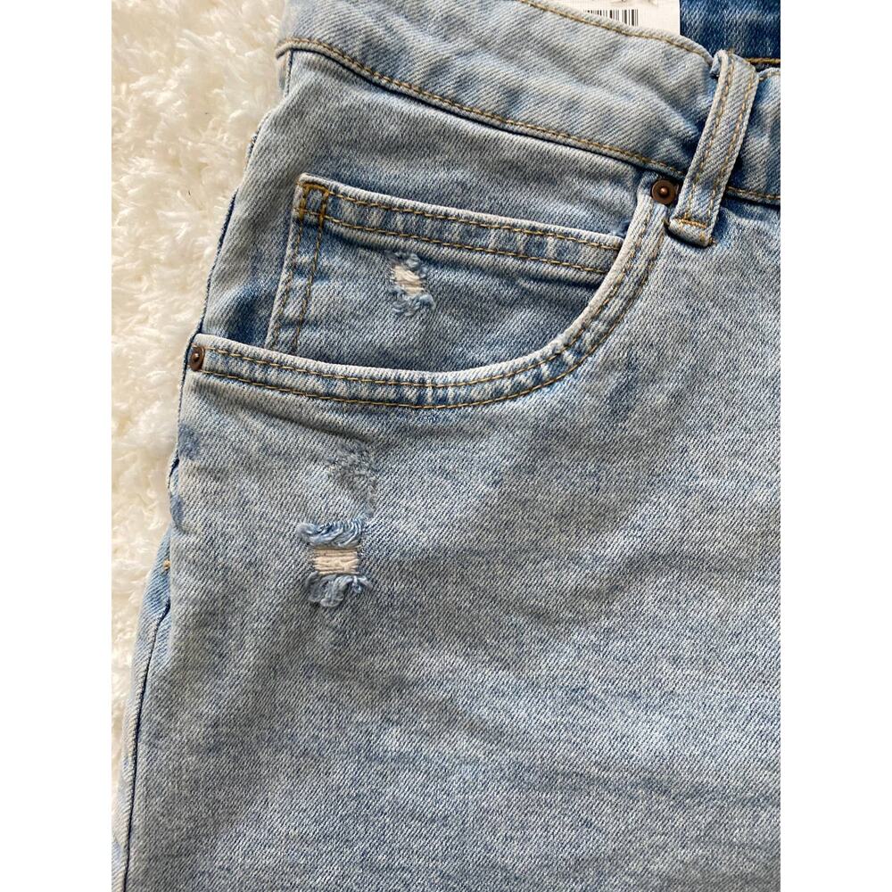 Cotton On Mid Rise Sylvie Denim Blue Jean Shorts NEW Size 14 - Picture 6 of 8